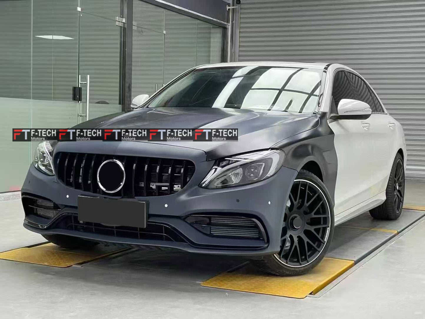 Mercedes Benz C Class W205 2018 - 2023 Upgrade to C63 AMG Body Kit