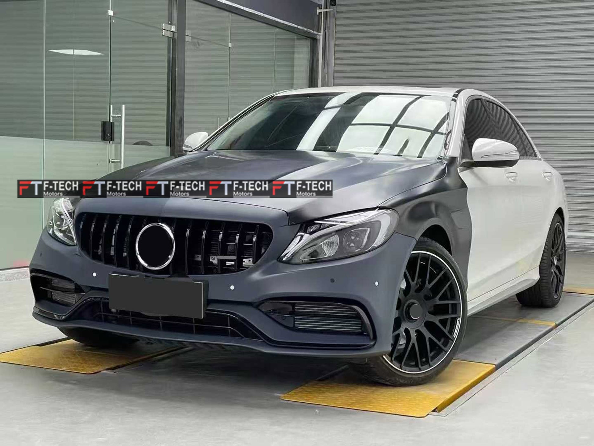 Mercedes Benz C Class W205 2018 - 2023 Upgrade to C63 AMG Body Kit