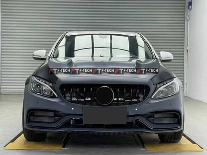 Mercedes Benz C Class W205 2018 - 2023 Upgrade to C63 AMG Body Kit