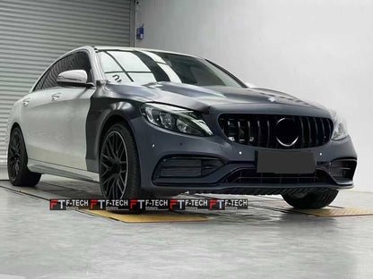 Mercedes Benz C Class W205 2018 - 2023 Upgrade to C63 AMG Body Kit