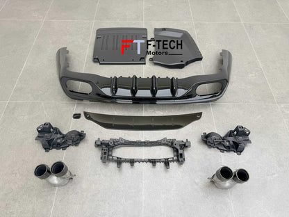 CLE 53 AMG Style Rear Diffuser Exhaust Tips For Mercedes Benz CLE C236 2024+