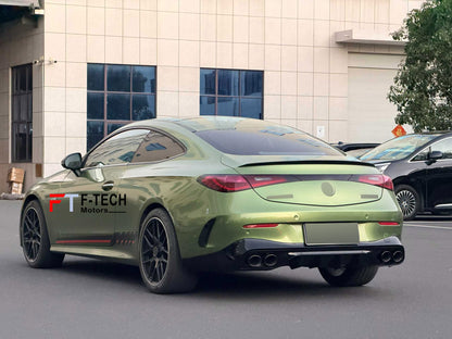 CLE 53 AMG Style Rear Diffuser Exhaust Tips For Mercedes Benz CLE C236 2024+