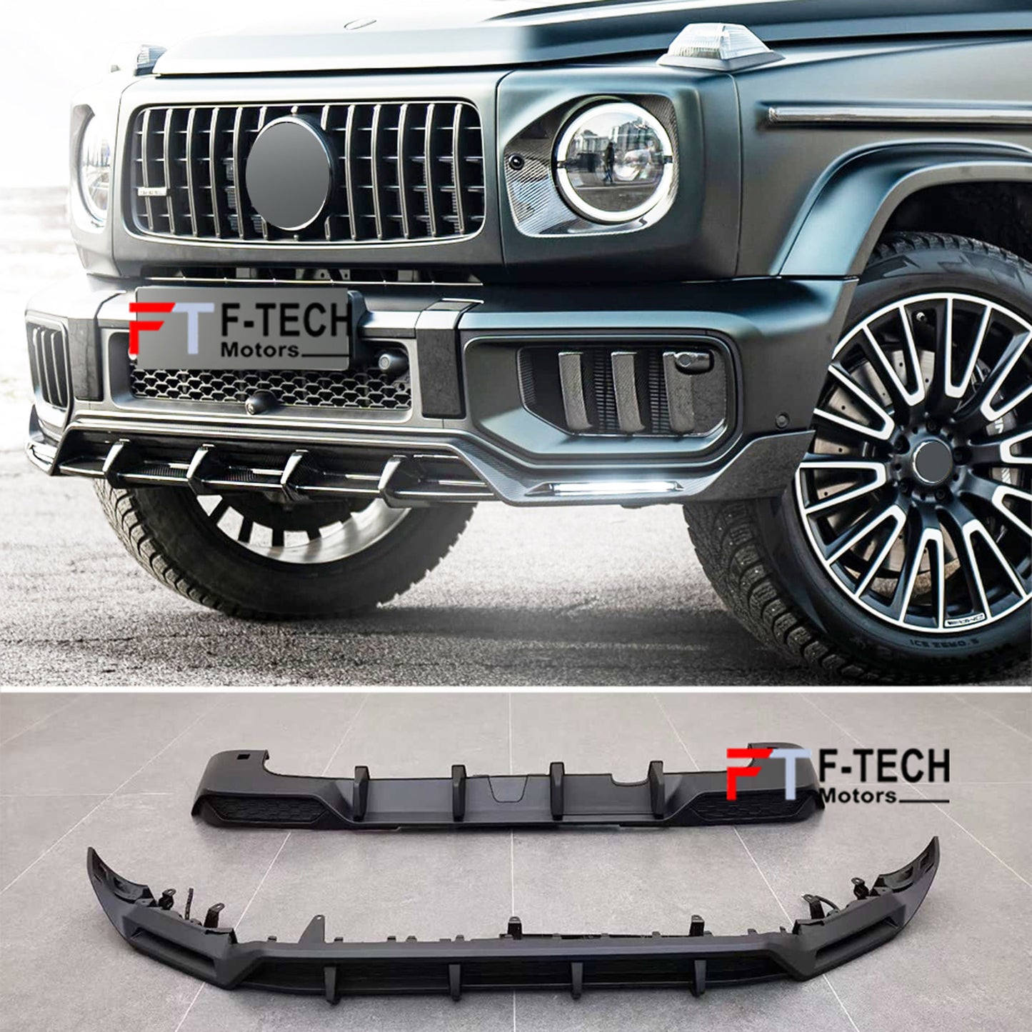 Front Lip Rear Diffuser For Mercedes Benz G Class W465 G63 AMG 2025+ Top Car
