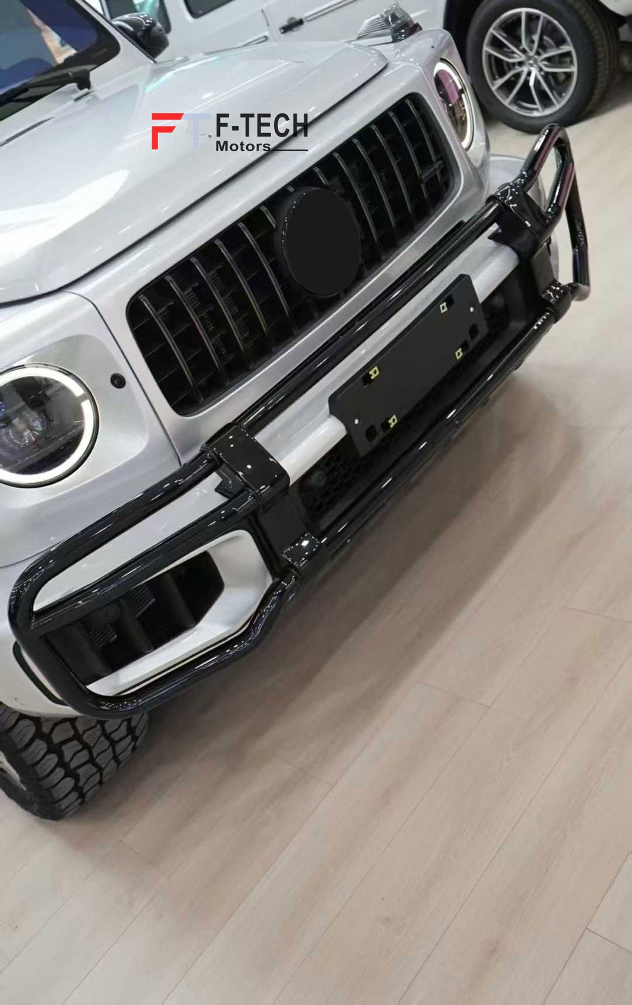 Front Bumper Bull Bar Guard Air Vents For Mercedes Benz G Class W465 G63 AMG 2025+