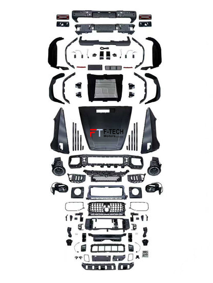 2025 Look Conversion Body Kit For Mercedes Benz G Class W463 2007 - 2017 W465 G63 AMG