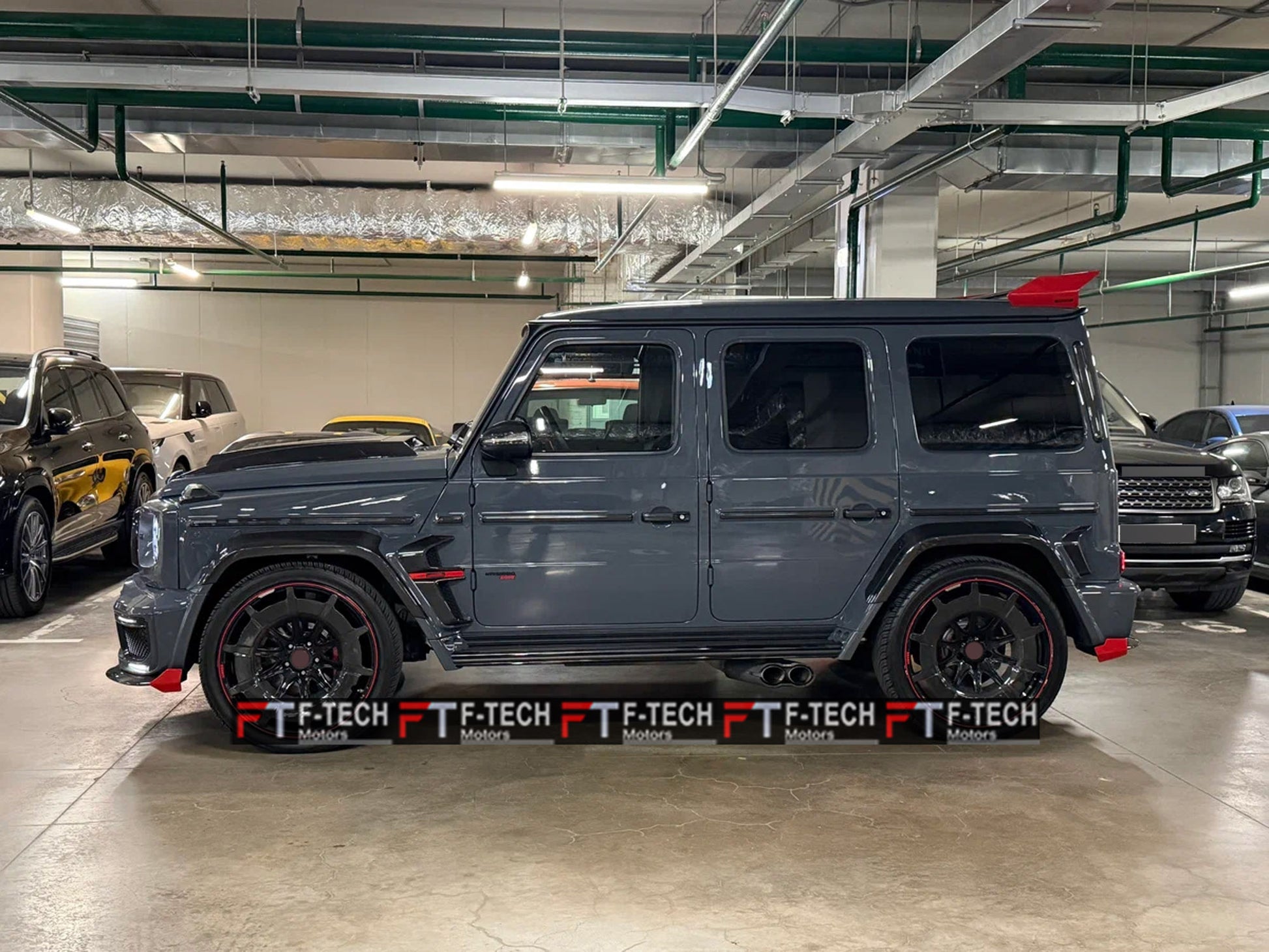 Wide Dry Carbon Body Kit For Mercedes Benz G Class W463A W464 2019 - 2023 Brabus  G900 Rocket