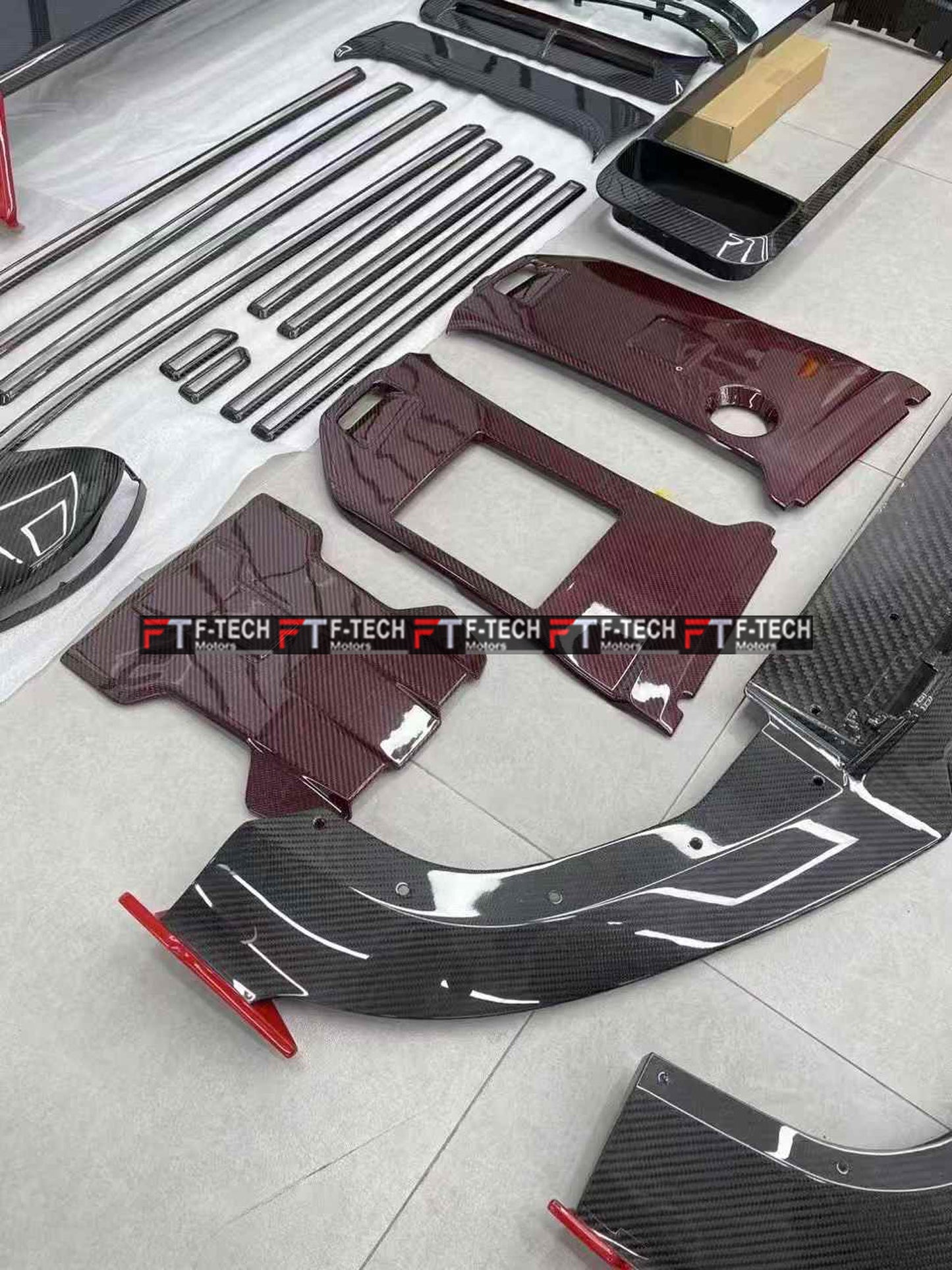 Wide Dry Carbon Body Kit For Mercedes Benz G Class W463A W464 2019 - 2023 Brabus  G900 Rocket