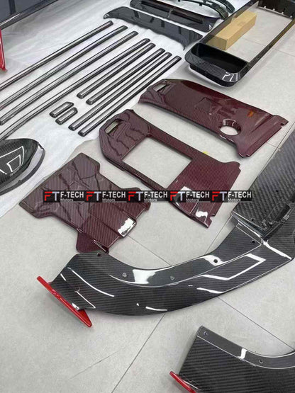 Wide Dry Carbon Body Kit For Mercedes Benz G Class W463A W464 2019 - 2023 Brabus  G900 Rocket