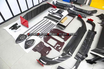 Wide Dry Carbon Body Kit For Mercedes Benz G Class W463A W464 2019 - 2023 Brabus  G900 Rocket