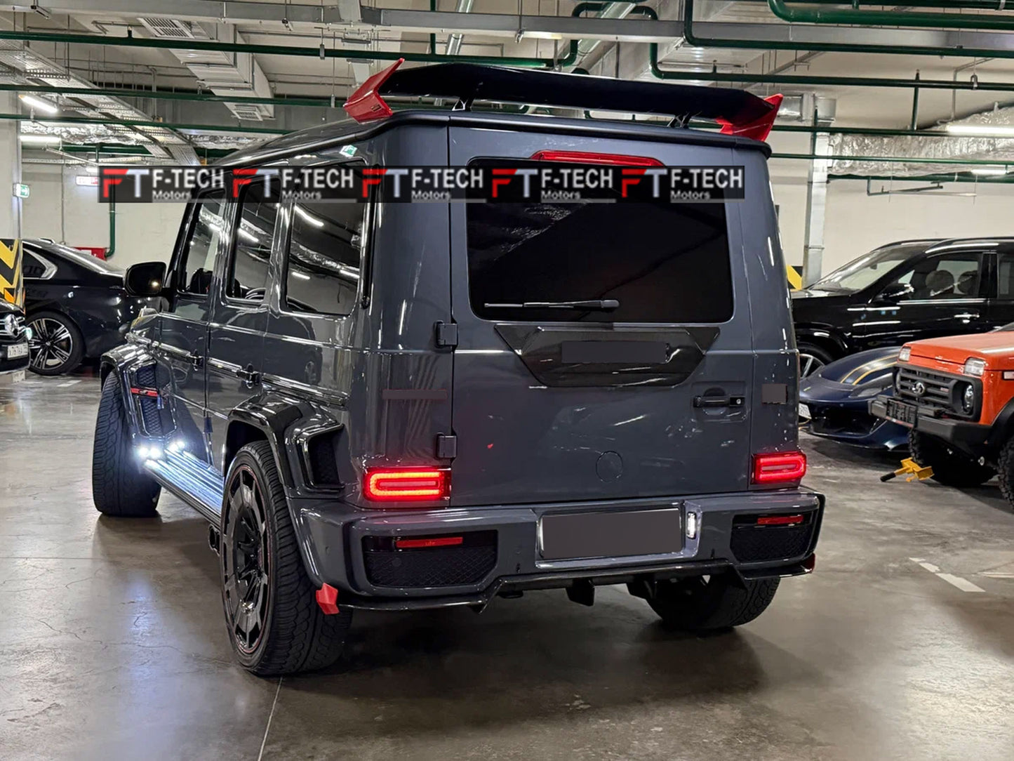 Wide Dry Carbon Body Kit For Mercedes Benz G Class W463A W464 2019 - 2023 Brabus  G900 Rocket