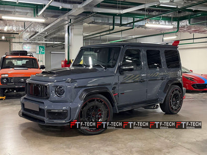 Wide Dry Carbon Body Kit For Mercedes Benz G Class W463A W464 2019 - 2023 Brabus  G900 Rocket