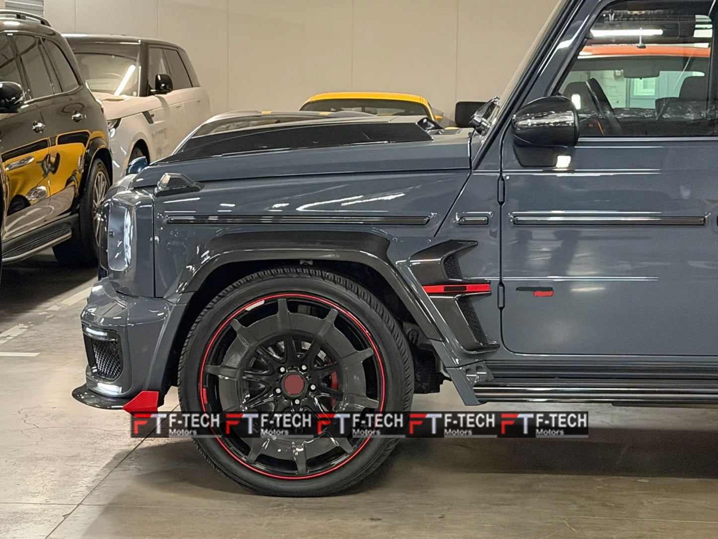 Wide Dry Carbon Body Kit For Mercedes Benz G Class W463A W464 2019 - 2023 Brabus  G900 Rocket