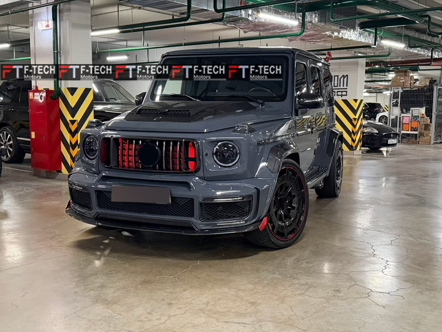 Wide Dry Carbon Body Kit For Mercedes Benz G Class W463A W464 2019 - 2023 Brabus  G900 Rocket