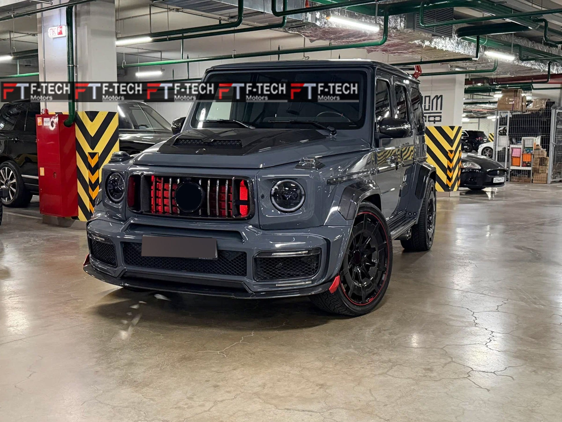 Wide Dry Carbon Body Kit For Mercedes Benz G Class W463A W464 2019 - 2023 Brabus  G900 Rocket