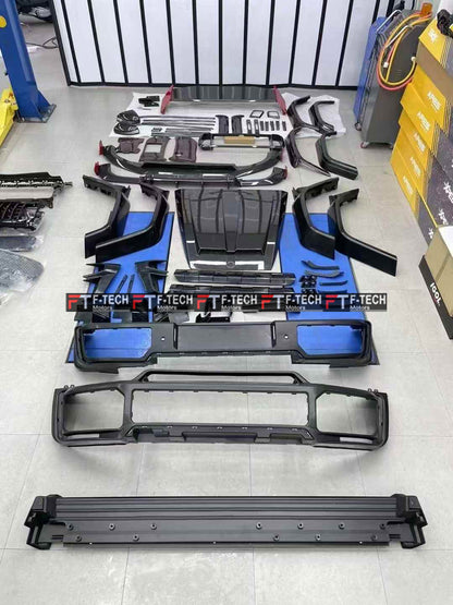 Wide Dry Carbon Body Kit For Mercedes Benz G Class W463A W464 2019 - 2023 Brabus  G900 Rocket