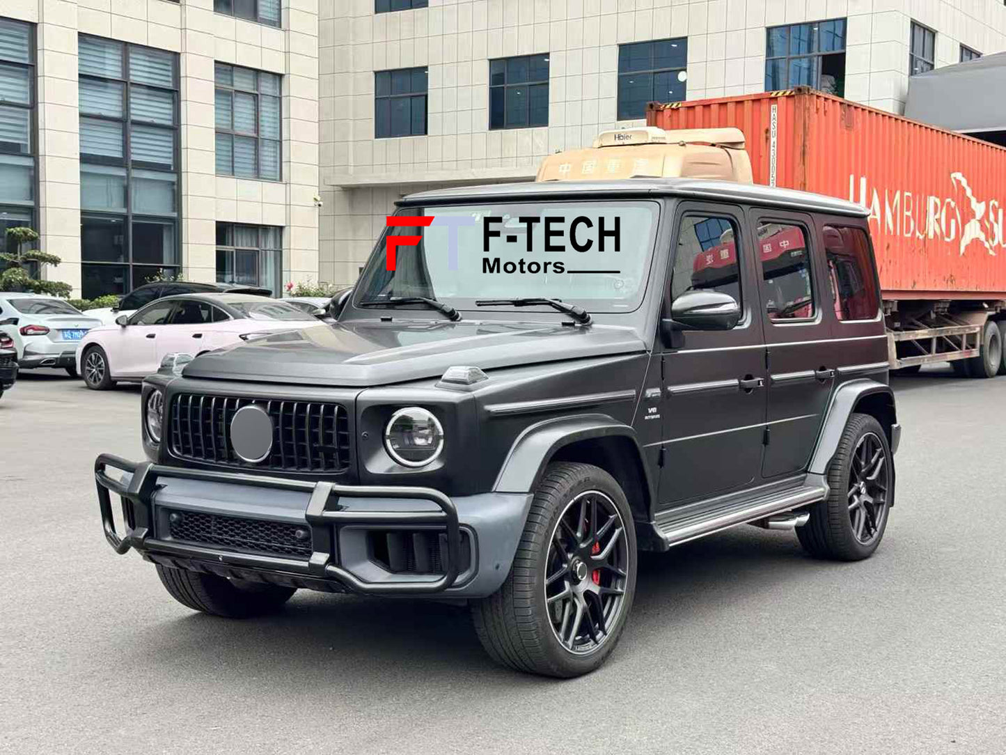 Front Bull Bar Guard Assembly For Mercedes Benz G Class W465 G63 AMG 2025+