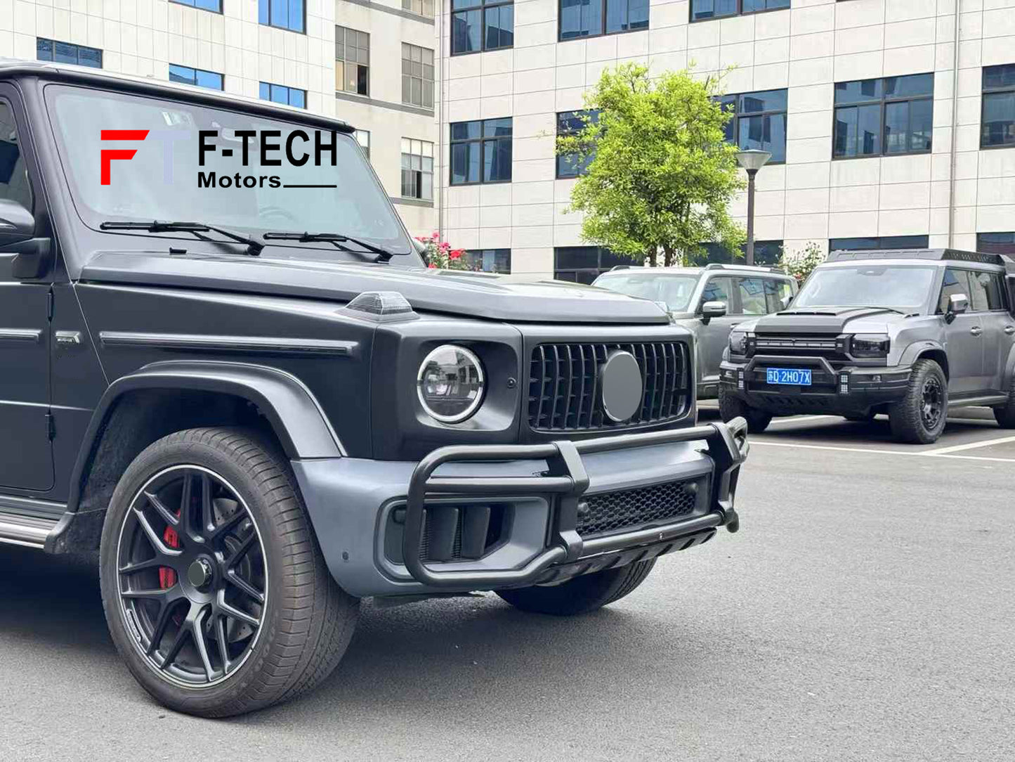 Front Bull Bar Guard Assembly For Mercedes Benz G Class W465 G63 AMG 2025+