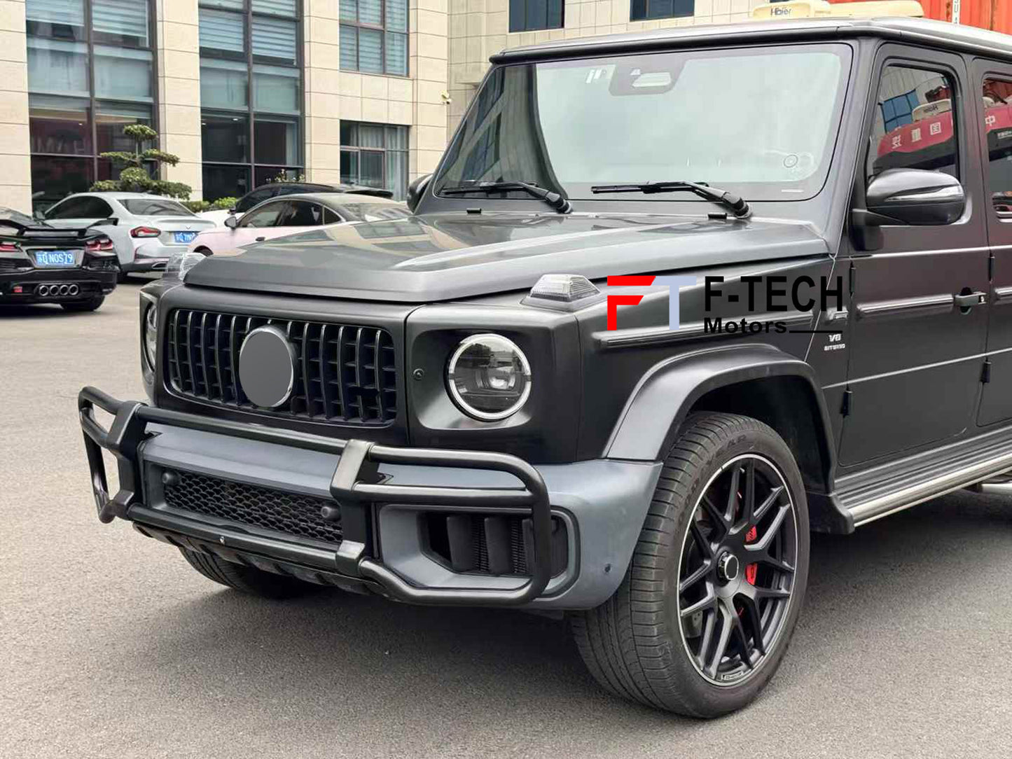 Front Bull Bar Guard Assembly For Mercedes Benz G Class W465 G63 AMG 2025+