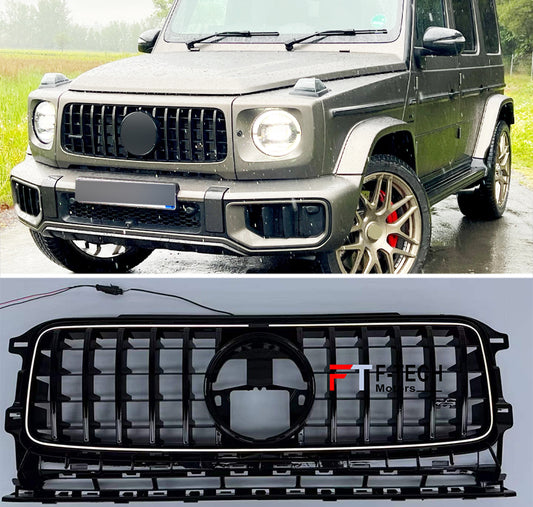 LED Illuminated Front Grille For Mercedes Benz G Class W465 G63 AMG 2025+