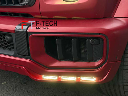 Front Lip With LED DRL For Mercedes Benz G Class W465 W464 G63 AMG 2019+