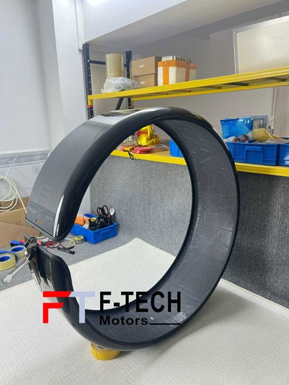 Dry Carbon Fiber Spare Tire Wheel Cover Ring For Mercedes Benz G Class W465 W464 G63 AMG 2019+