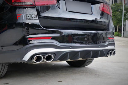 GLC 43 AMG Rear Diffuser Exhaust Tips For Mercedes Benz GLC X253 2019 - 2023