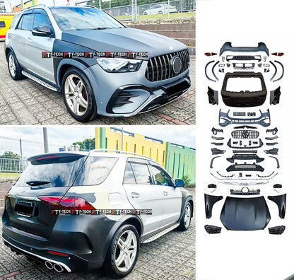 Mercedes Benz V167 GLE 53 AMG 2025+ Upgrade Body Kit For ML W166 2011 - 2015 
