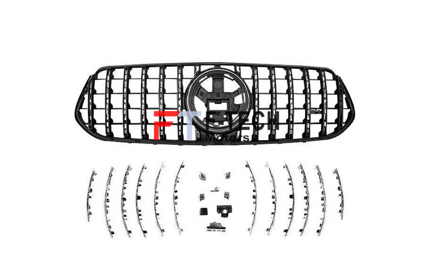 GLE 53 AMG Front Grille For Mercedes Benz GLE V167 2019 - 2026 Black Silver