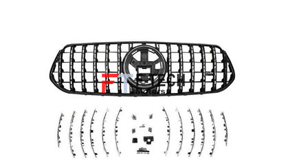 GLE 53 AMG Front Grille For Mercedes Benz GLE V167 2019 - 2026 Black Silver