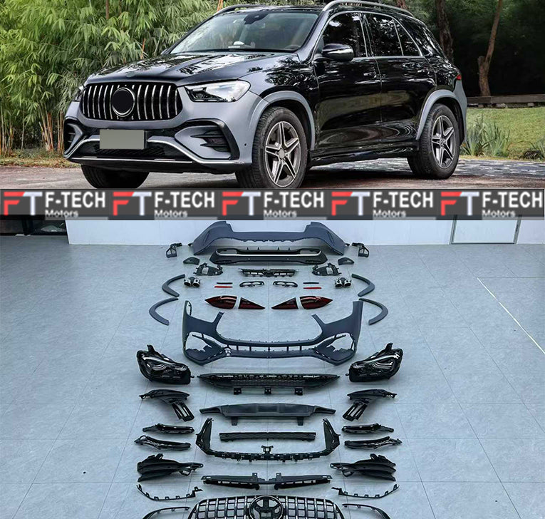 Mercedes Benz GLE V167 2019 - 2023 Upgrade To GLE 53 AMG 2025+ V167 Facelift
