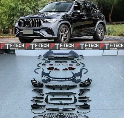 Mercedes Benz GLE V167 2019 - 2023 Upgrade To GLE 53 AMG 2025+ V167 Facelift
