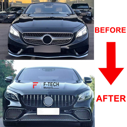 S63 AMG Style Body Kit For Mercedes Benz S Class Coupe C217 2015 - 2021