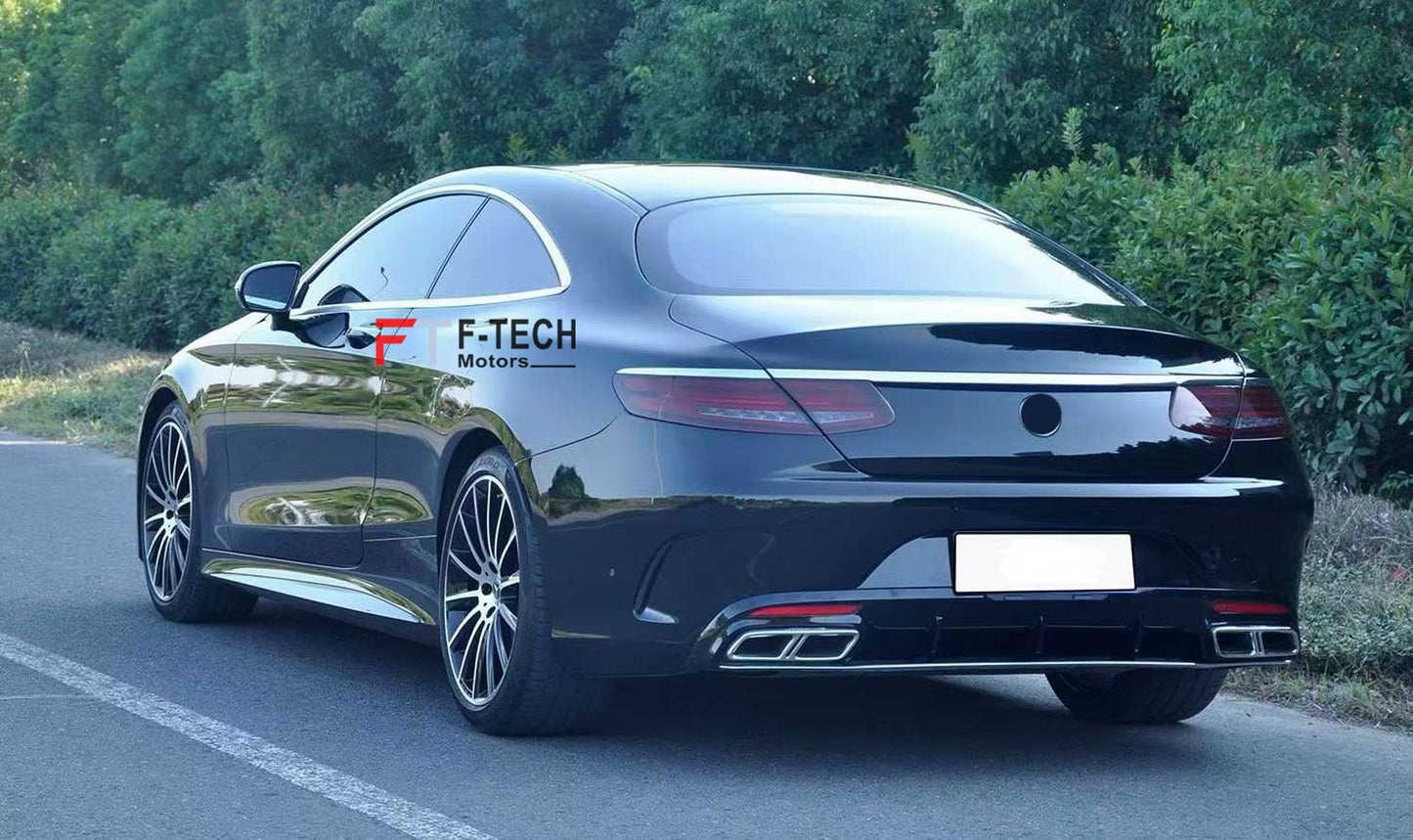 S63 AMG Style Body Kit For Mercedes Benz S Class Coupe C217 2015 - 2021