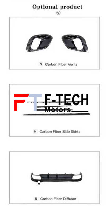 S63 AMG Style Conversion Body Kit For Mercedes Benz S Class W223 2021 - 2025