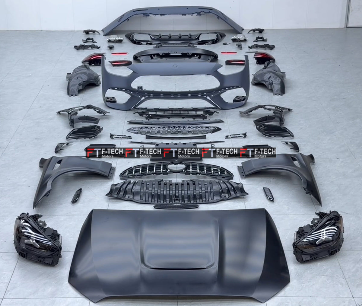 2027 Year C63S AMG Style Upgrade Body Kit For Mercedes Benz C Class W205 2015 - 2021