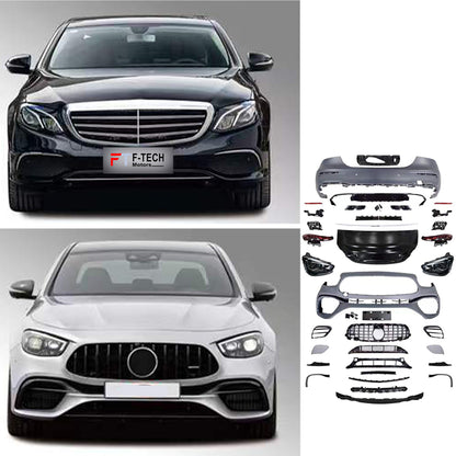 Mercedes Benz E Class W213 2016 - 2020 Upgrade E63 AMG Style Body Kit