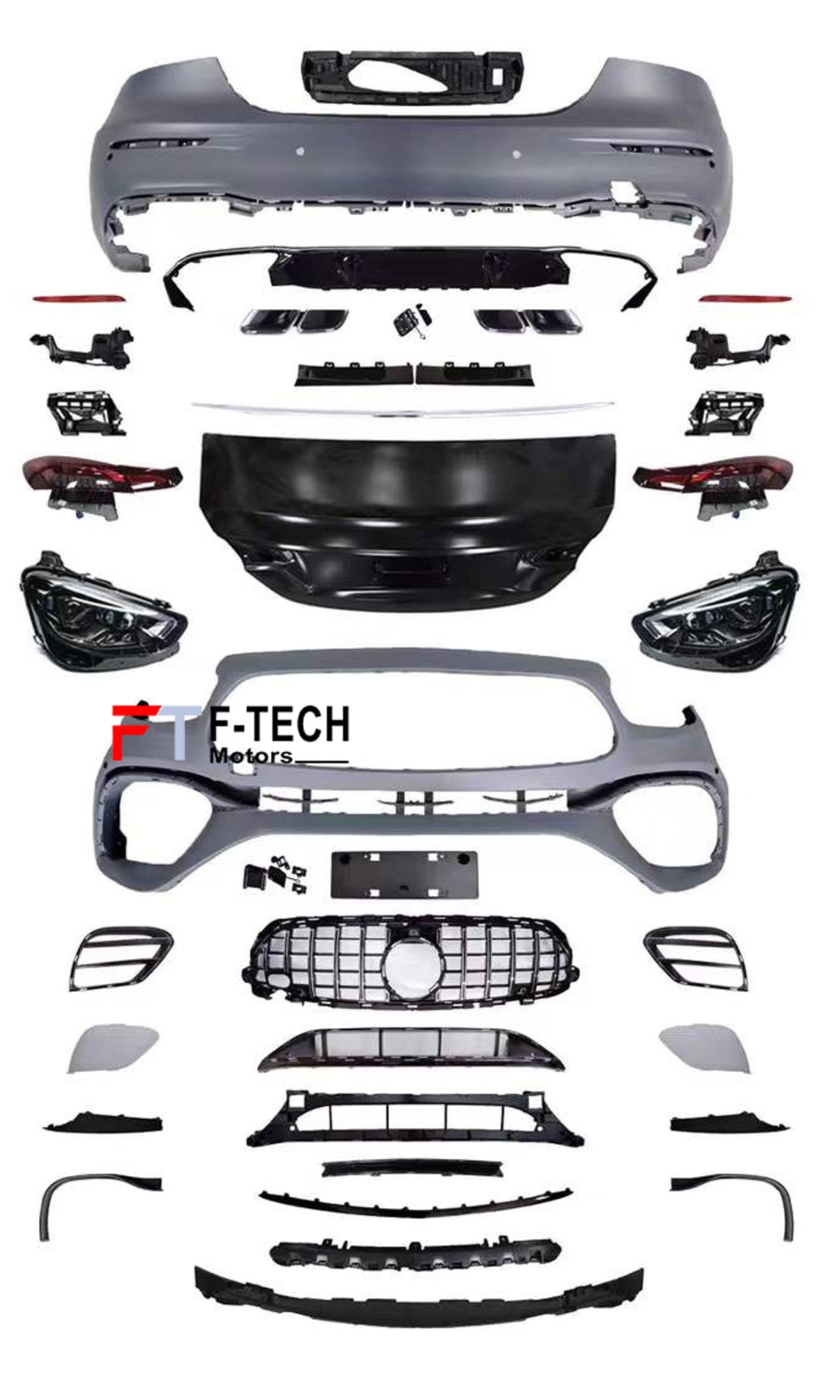 Mercedes Benz E Class W213 2016 - 2020 Upgrade E63 AMG Style Body Kit