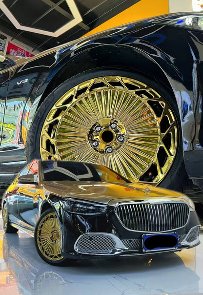 Monoblock Custom Forged Alloy Wheels Rims For Mercedes Benz W223 X223 Maybach