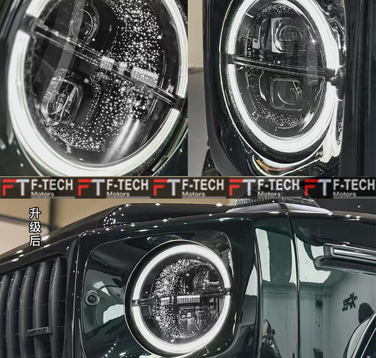Meteor Shower Effect Animation Style Headlights For Mercedes Benz G Class W465 G63 AMG 2024+