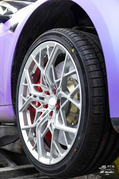 Custom Forged Wheels For Tesla Model S Plaid X 3 Y Cybertruck