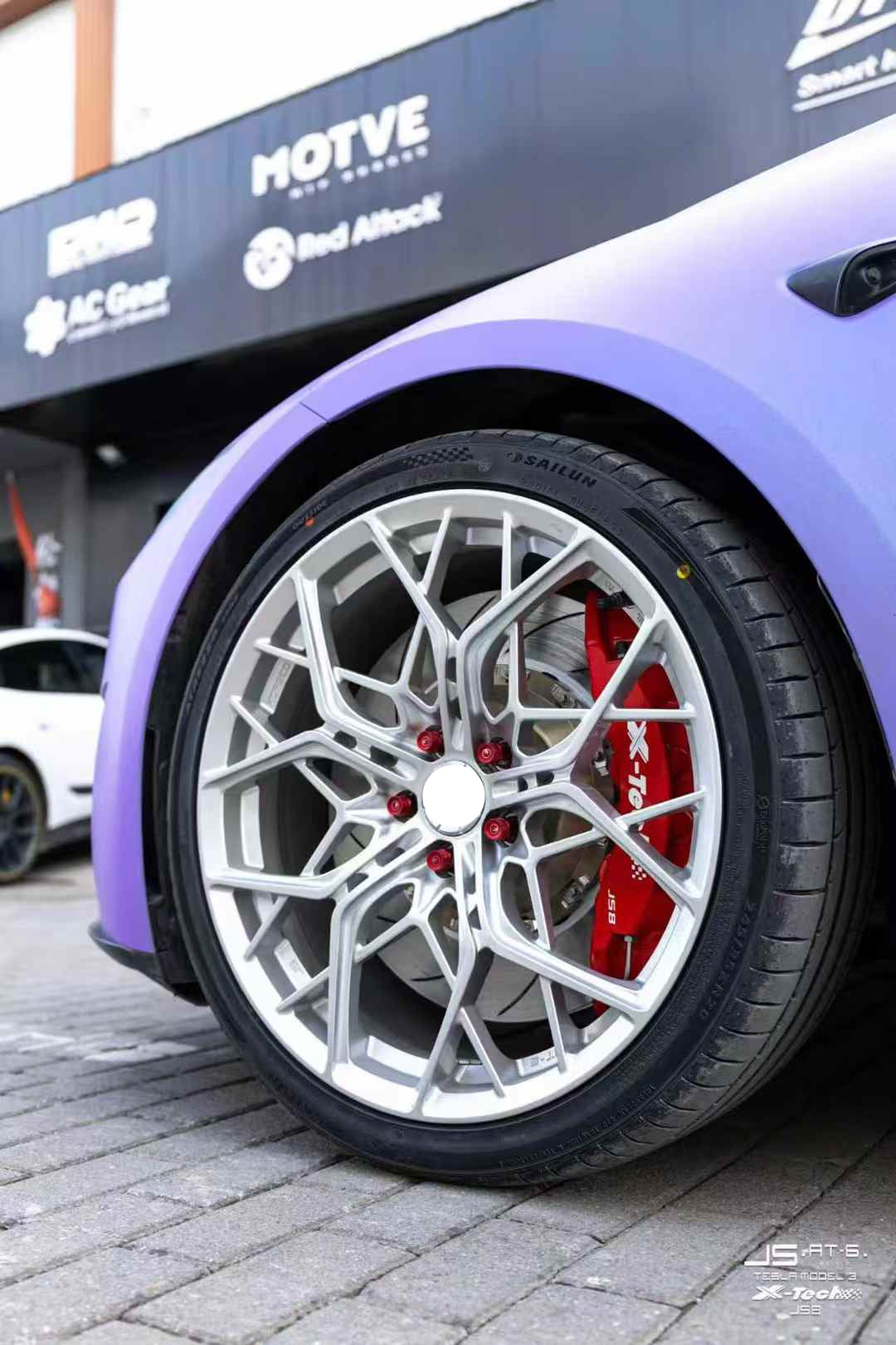 Custom Forged Wheels For Tesla Model S Plaid X 3 Y Cybertruck – F-Tech ...