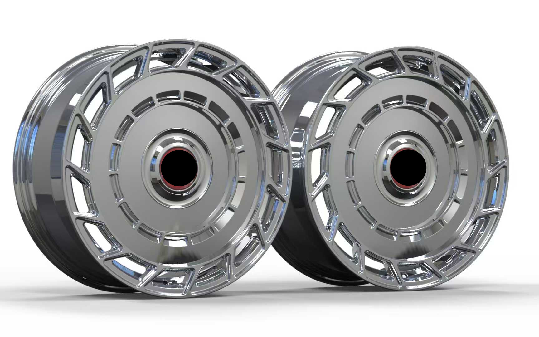 Block Cut Rims Monoblock Custom Forged Alloy Wheels Rims For Hongqi E-HS3 E-HS9 E-QM5 ...
