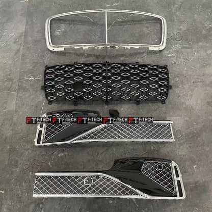 Radiator Grille Front Bumper Mesh For Bentley Flying Spur 2020 - 2024 Mulliner