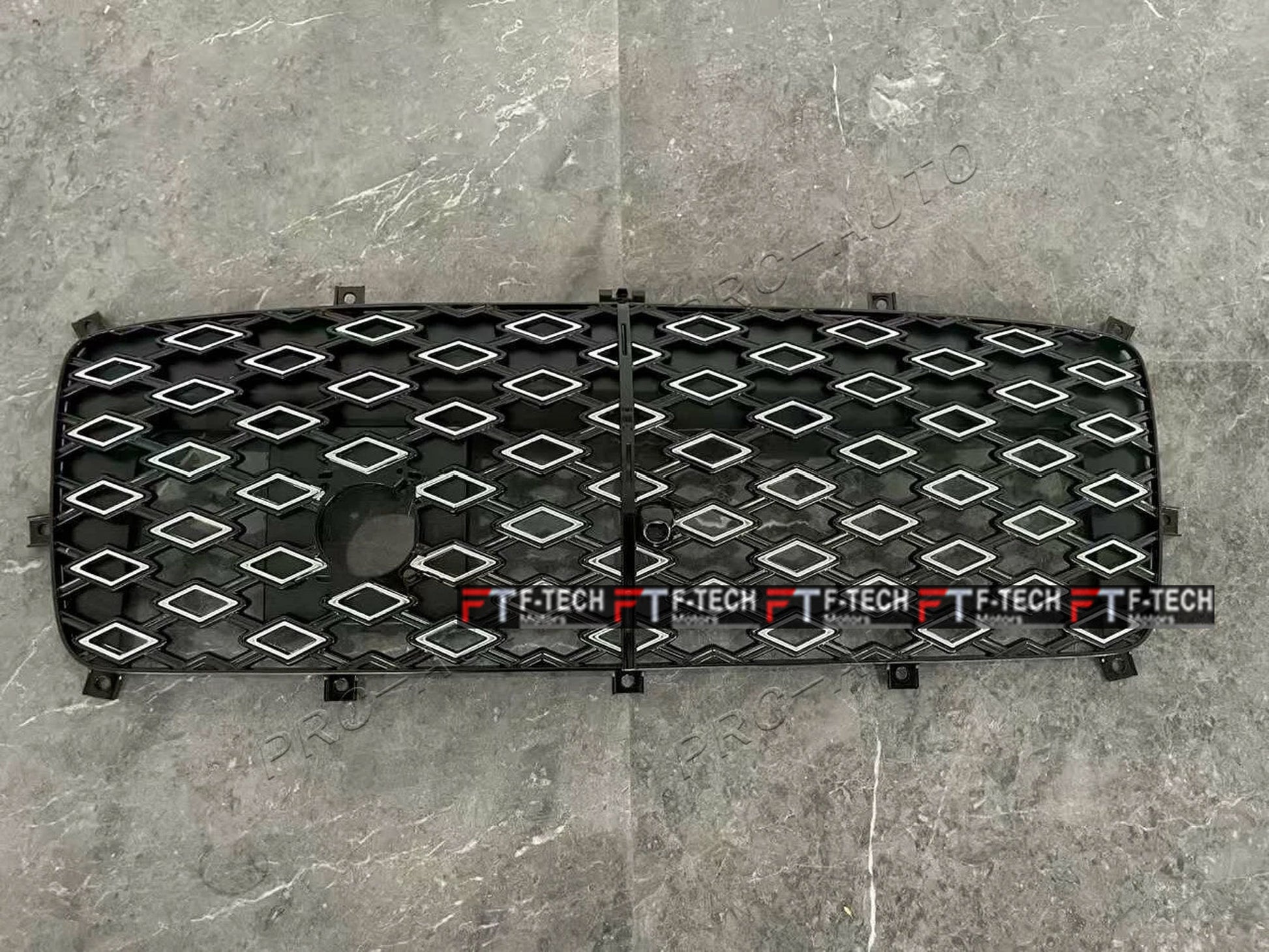 Radiator Grille Front Bumper Mesh For Bentley Flying Spur 2020 - 2024 Mulliner