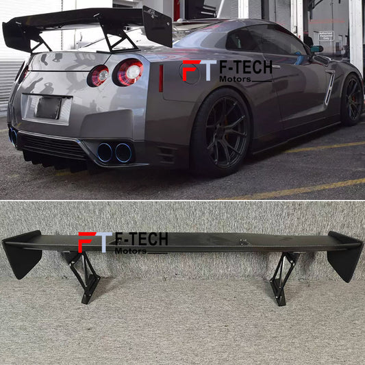 Dry Carbon Fiber Rear Wing Spoiler For Nissan GT-R 2017 - 2023  Voltex