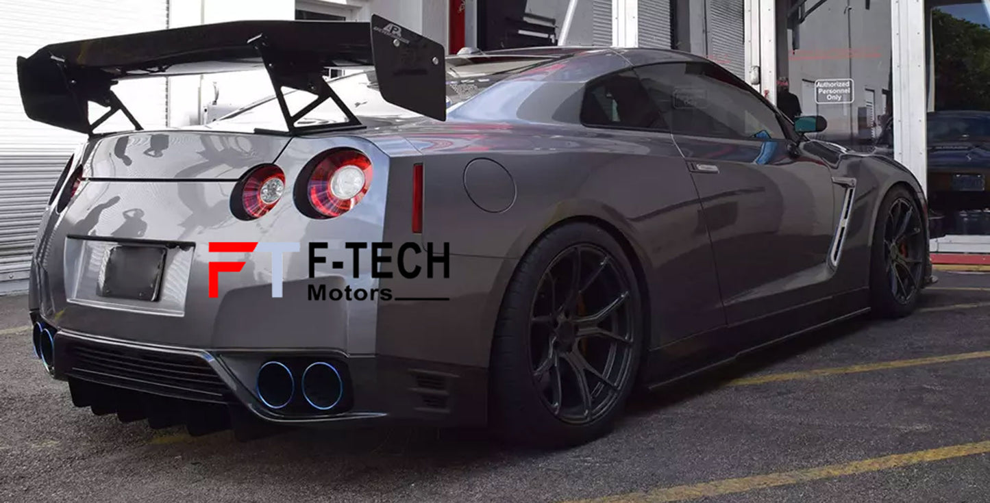 Dry Carbon Fiber Rear Wing Spoiler For Nissan GT-R 2017 - 2023  Voltex