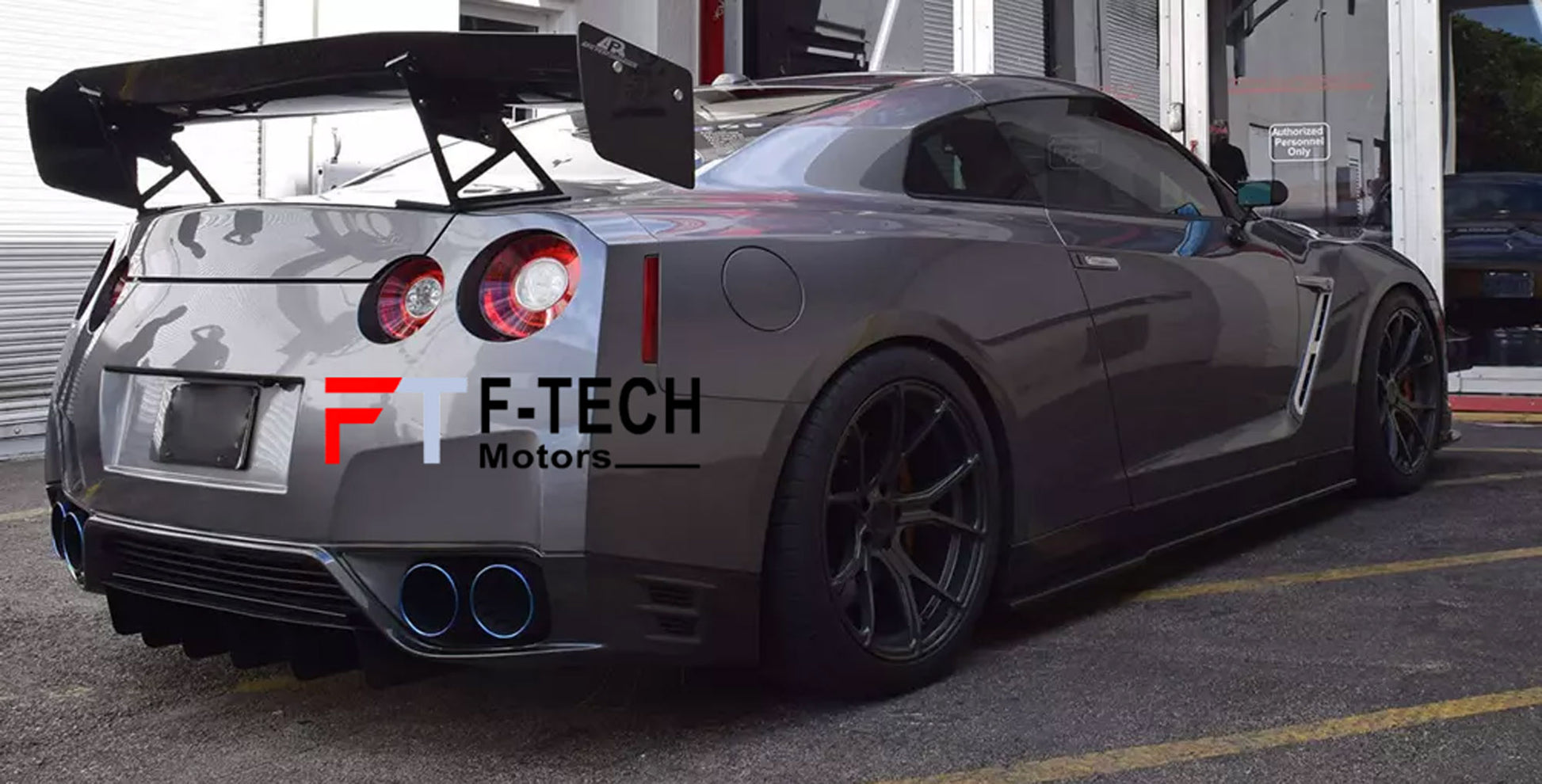 Dry Carbon Fiber Rear Wing Spoiler For Nissan GT-R 2017 - 2023  Voltex