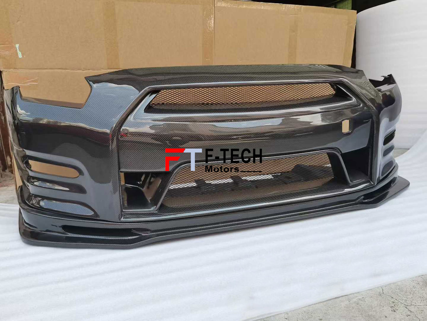 Carbon Fiber Front Bumper For Nissan GT R R35 2017 - 2023 