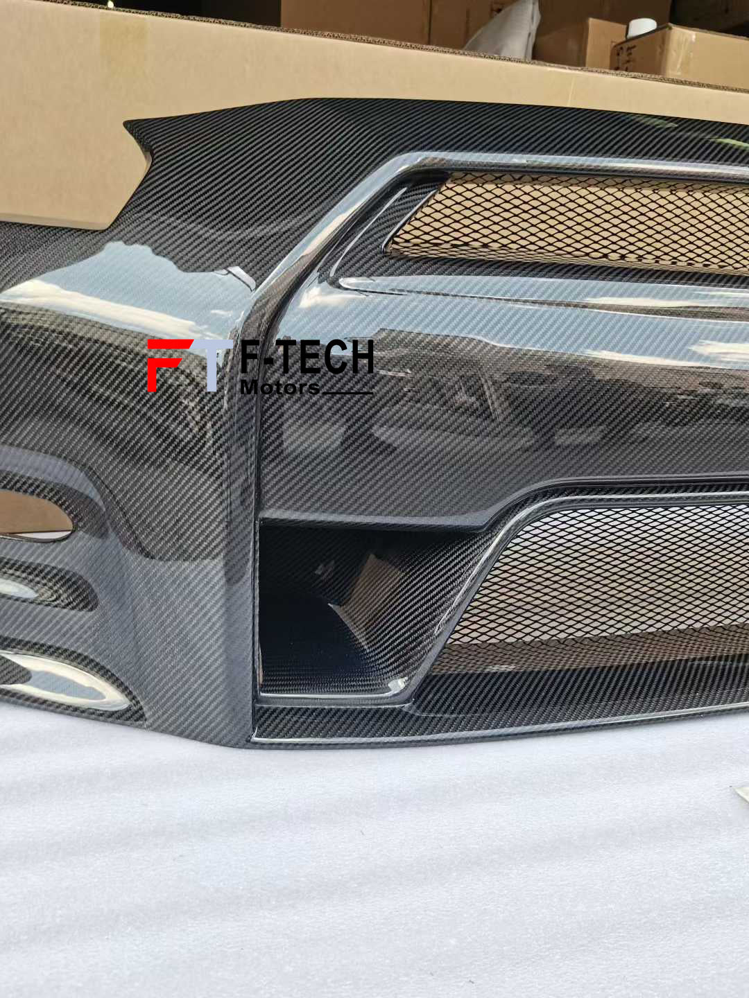 Carbon Fiber Front Bumper For Nissan GT R R35 2017 - 2023