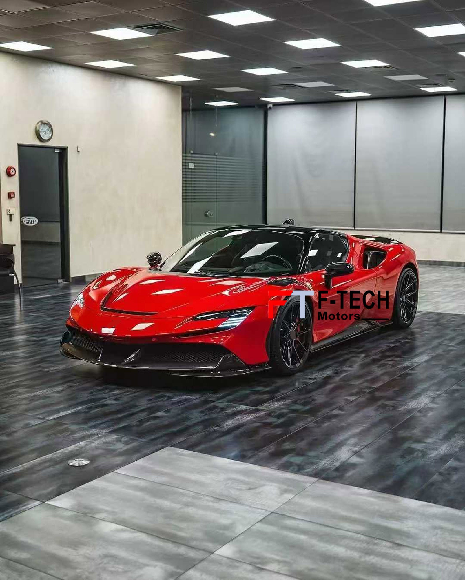 Carbon Fiber Front Fenders with Vents for Ferrari SF90 Stradale 2019 - 2024 Novitec